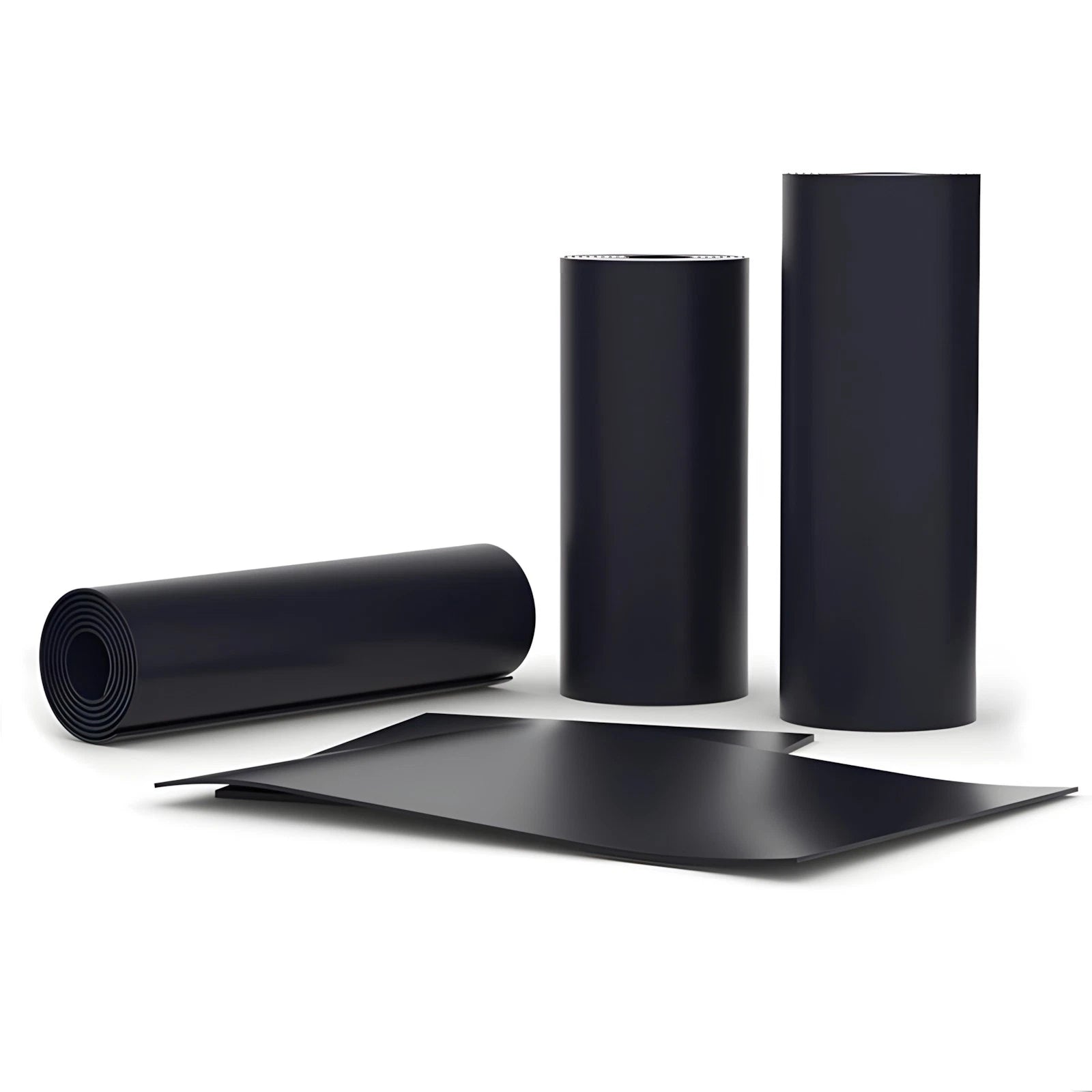 Solid Black Rubber Gasket Sheet - Various Sizes & thicknesses 1mm - 30mm