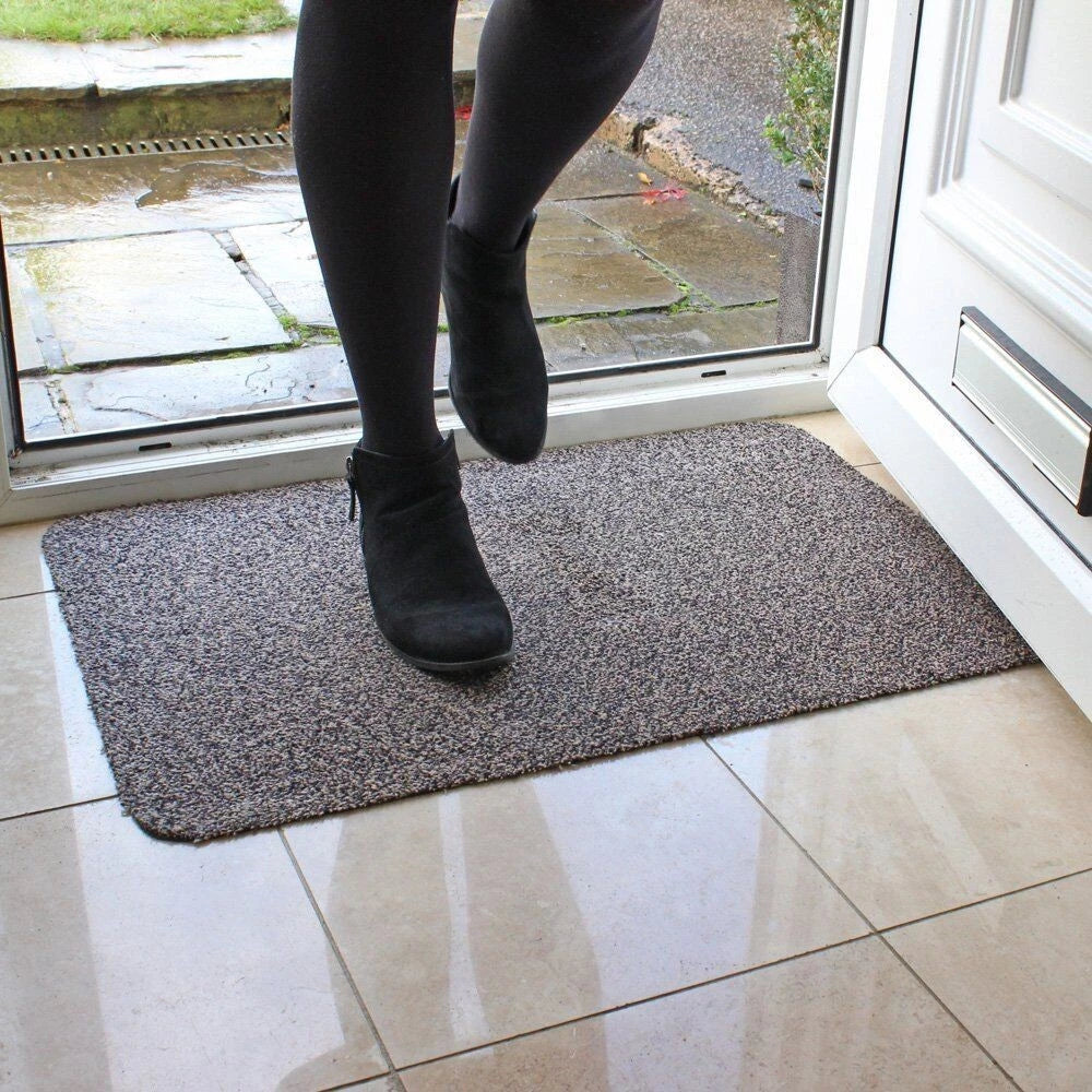 Super Absorbant Mat Door Washable Mat Microfibre Clean Step Indoor Outdoor