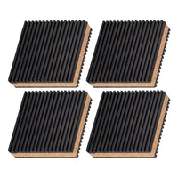 Composite Rubber Cork Mats Set of 4 for Enhanced Stability and Noise Control