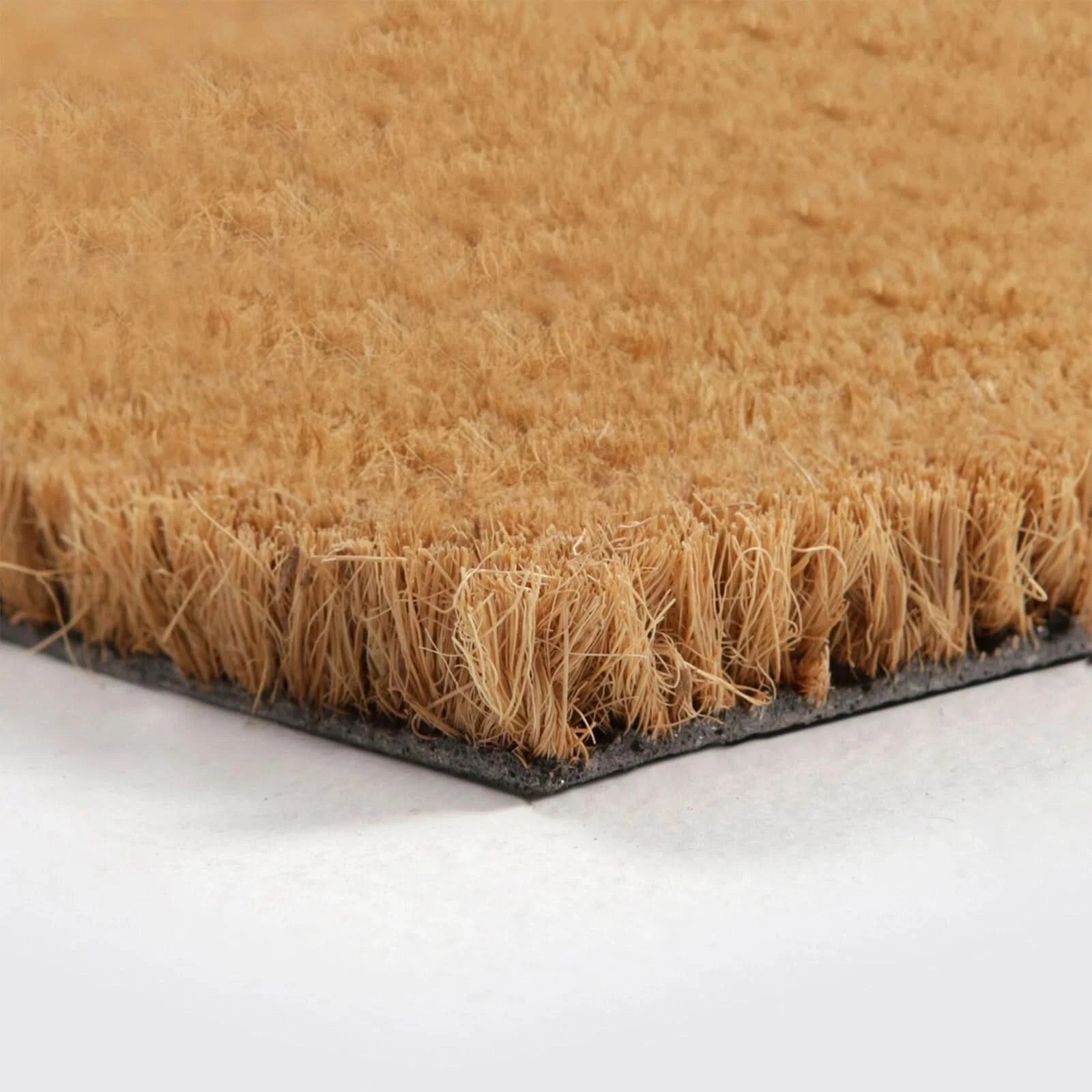 Door Mat Doormats Non Slip Natural Coir Welcome Indoor Outdoor Backdoor Mat UK