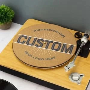 Custom Logo Business Record Player Slip Mat Turn Table DJ Slip Mat