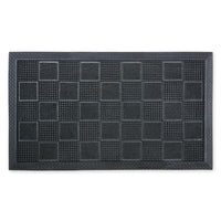 Doormat Hi-Lo Chequer Rubber 40x70cm