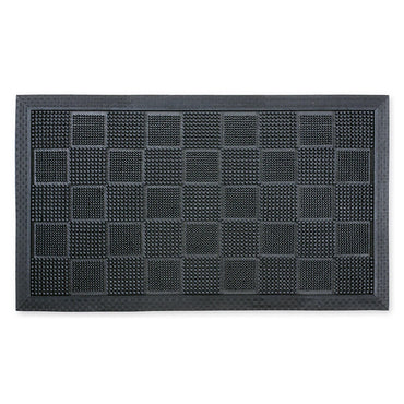 Doormat Hi-Lo Chequer Rubber 40x70cm