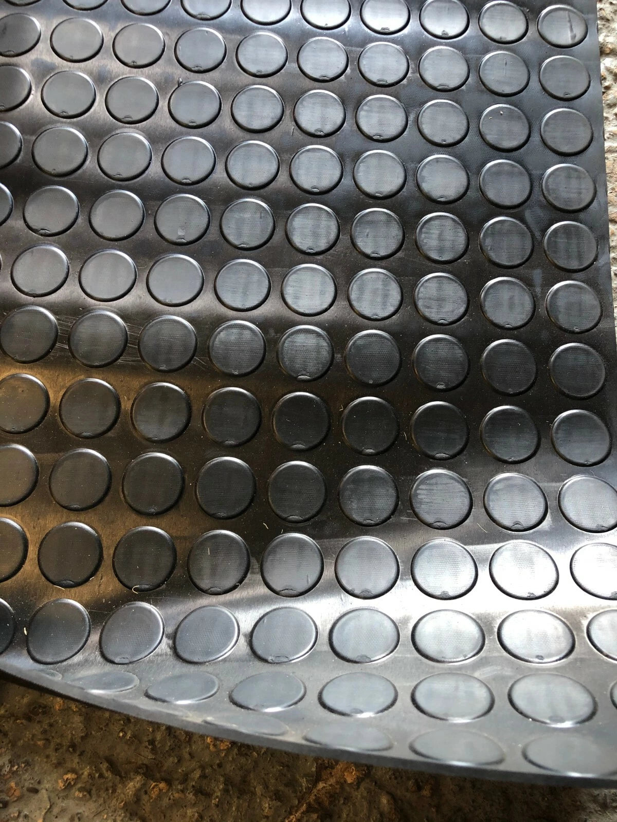 Rubber Flooring Sheeting Matting Rolls 1.2M ,1.5M Wide X 3MM THICK penny/ coin
