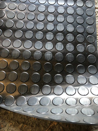 Rubber Flooring Sheeting Matting Rolls 1.2M ,1.5M Wide X 3MM THICK penny/ coin
