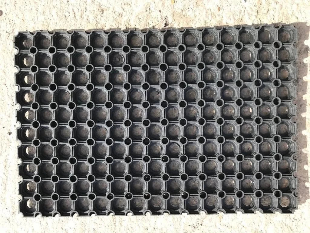 Entrance Door Rubber mat- Indoor and Outdoor Floor Mat 60 x 40cm Water Drainer