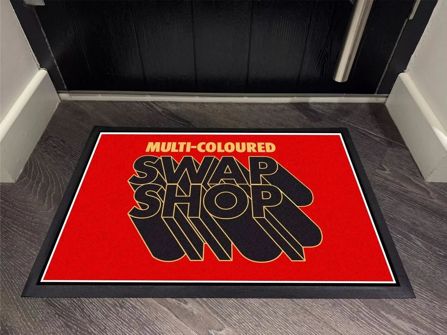 Red Swap Shop Floor Mat Garage Man Cave