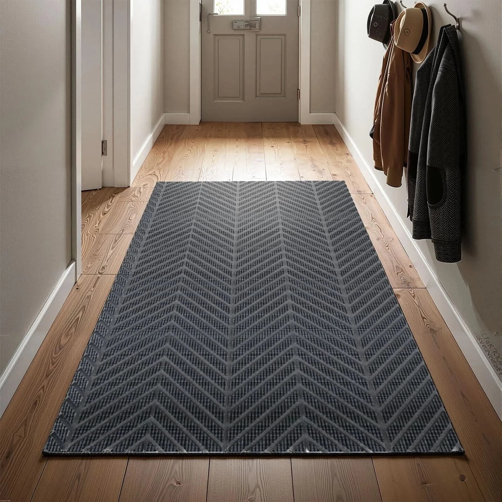 Dirt Trapper Door Mat Small & Large Washable Heavy Duty Non Slip Rubber Backed