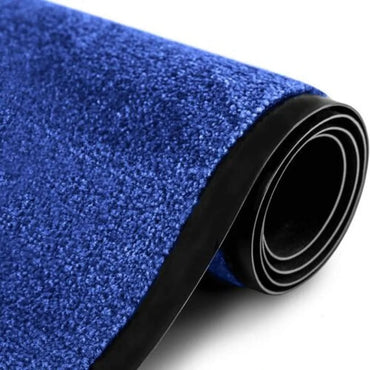80x120cm Heavy Duty Rubber Door Mat Non Slip Entrance Barrier Blue