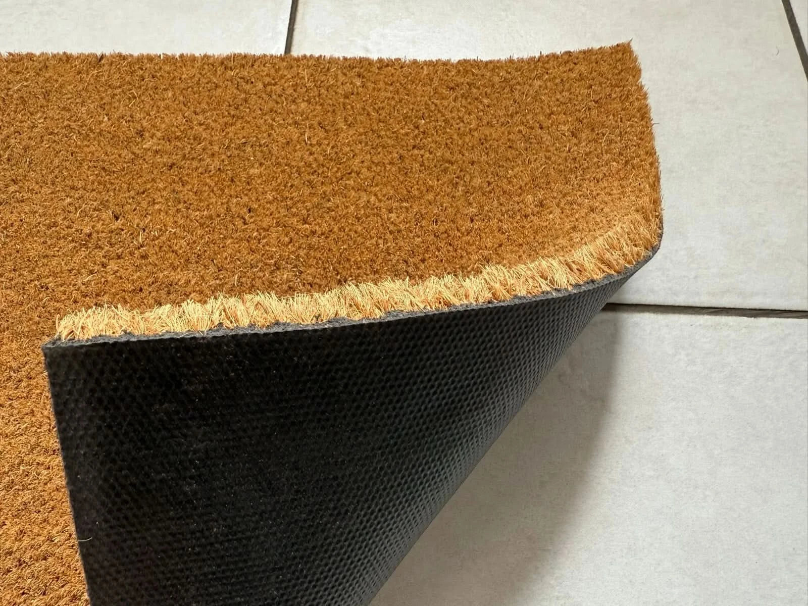 Heavy Duty Coir Door Mat Rubber Dirt Trapper Non-Slip Indoor/Outdoor 40 x 60cm