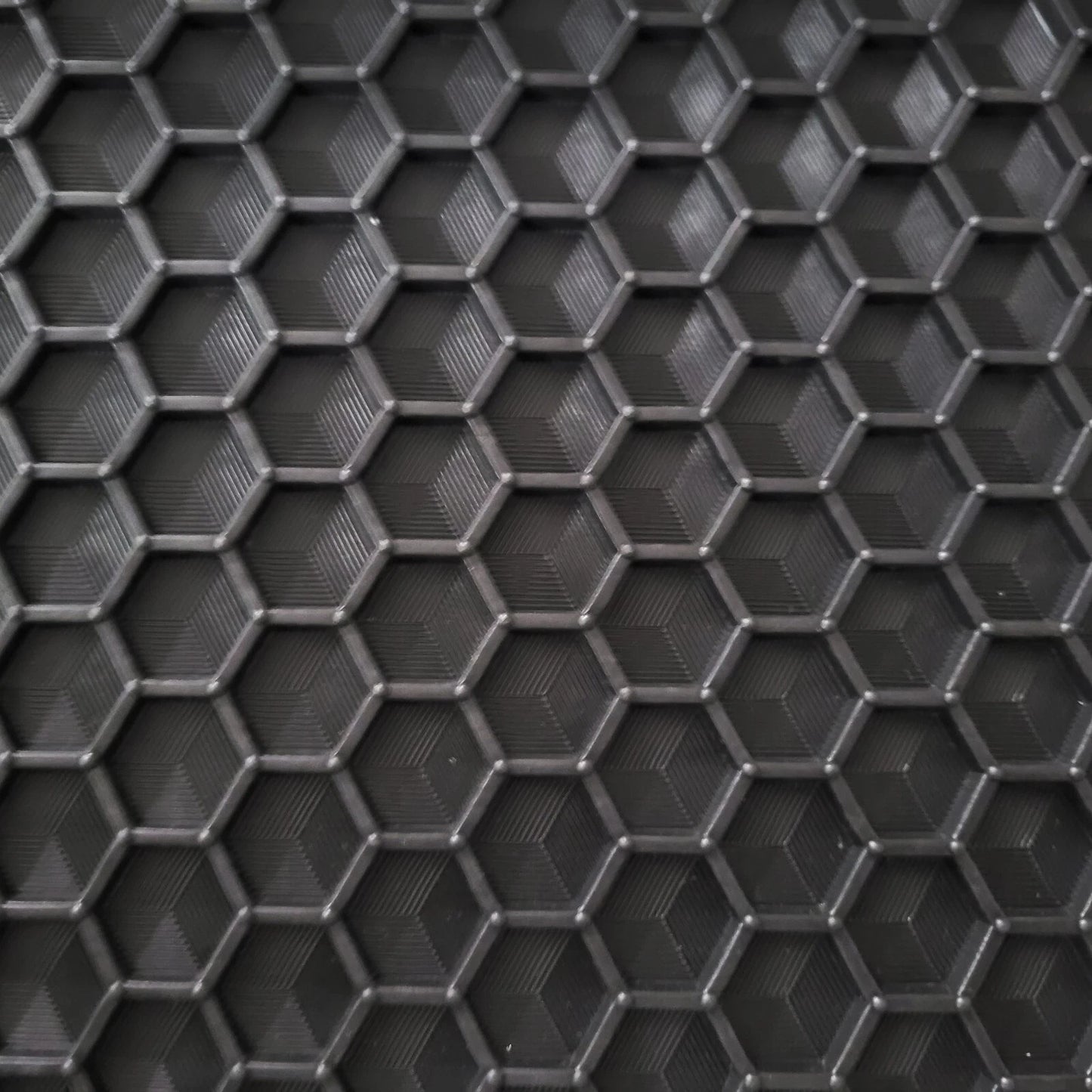 Peugeot Partner Heavy Duty 7Mm Rear Rubber Mat (2008-2018) Black 1181