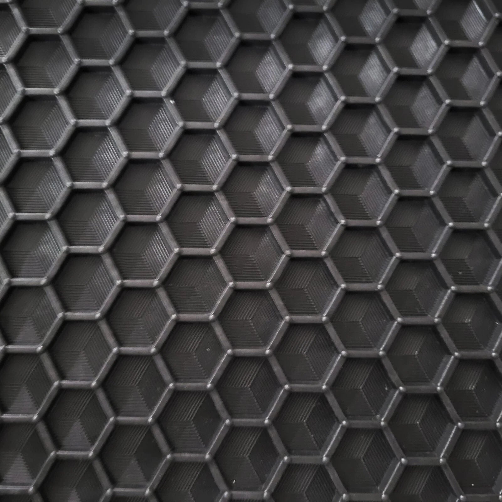 Peugeot Partner Heavy Duty 7Mm Rear Rubber Mat (2008-2018) Black 1181