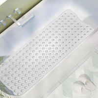Soft Bath Mat Non Slip Bathtub Strong Suction Anti Mold Rubber Shower Mat