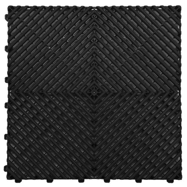 PVC Floor Tiles Heavy Duty Vented Interlocking Gym Floor Workshop | 40cm x 40cm