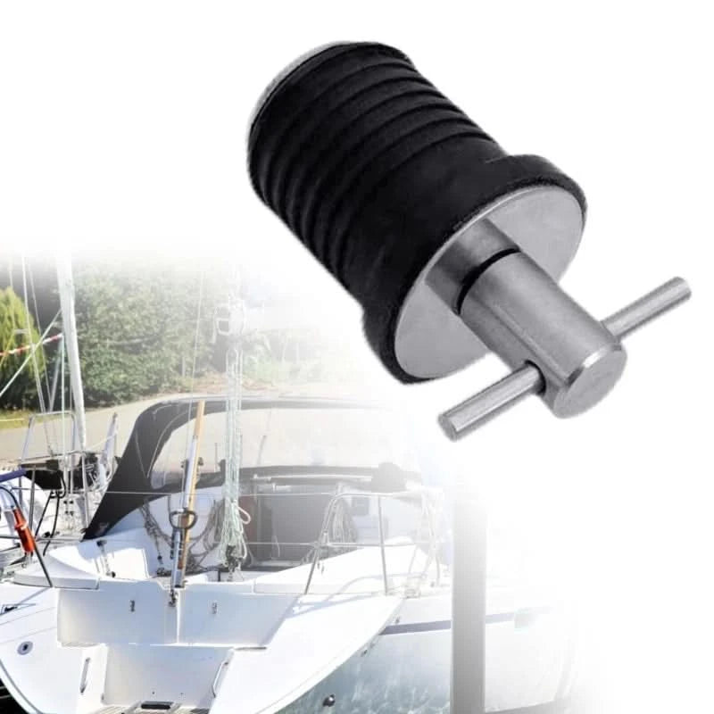 Boats Drain Plug 1 or 1-1/4" Rubber T-Shaped Handle Drain Screw Deck DrainPlug