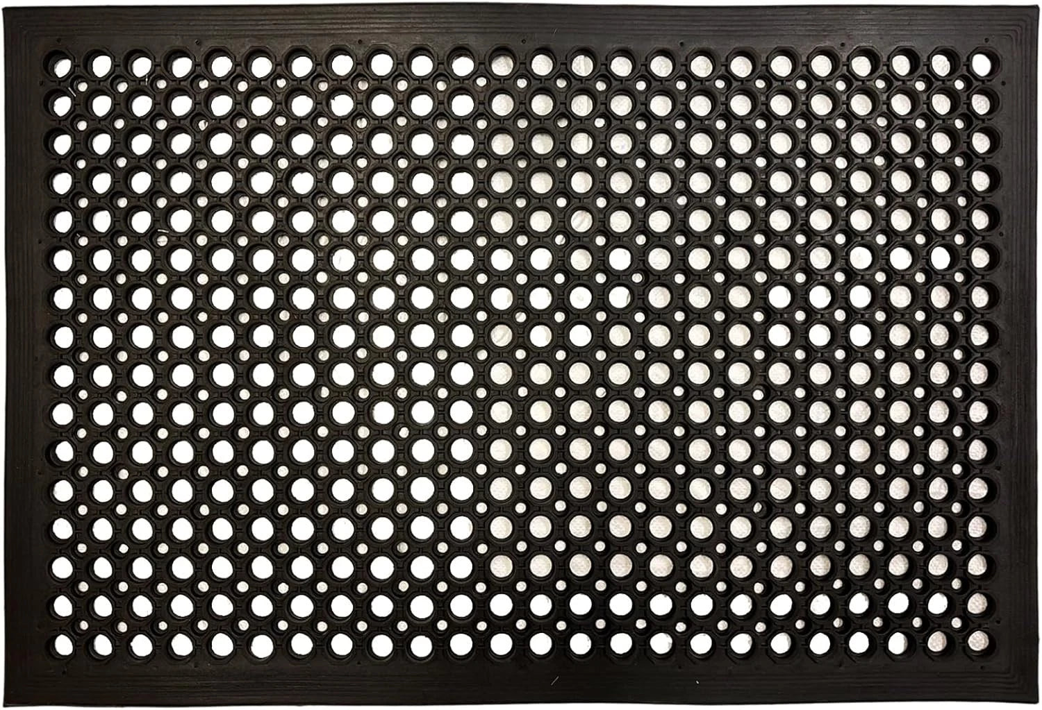 Commercial Rubber Mat Anti-Fatigue Non-Slip Drainage Floor Mat for Outdoor Use