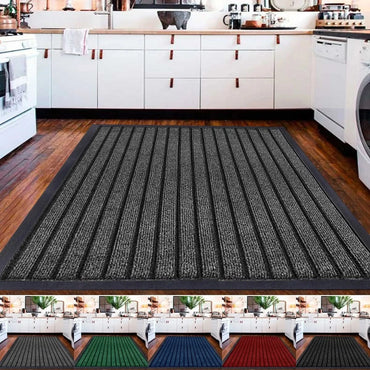 Heavy Duty Rubber Barrier Mat Non Slip Door Mats Hallway Kitchen Runner Area Rug