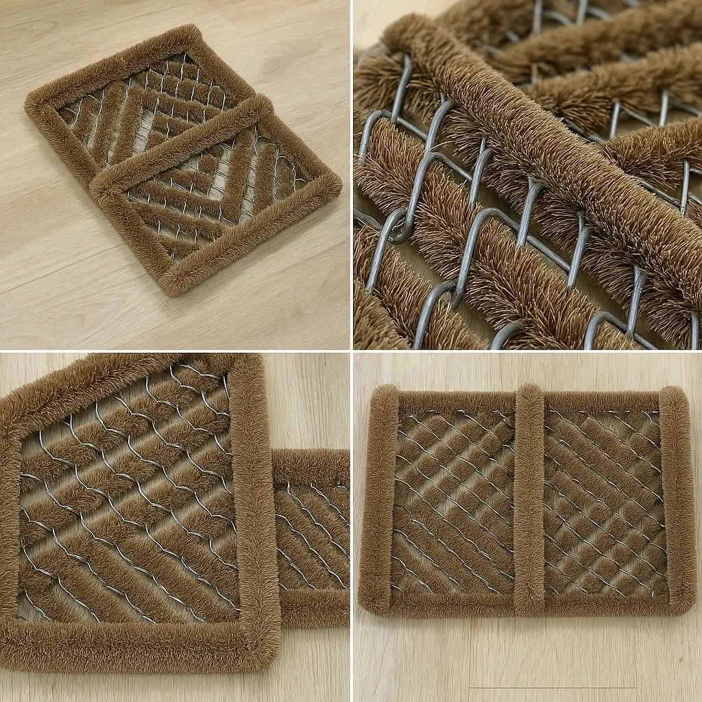 Heavy Duty Coir & Wire Scraper Doormat – Mud Cleaner Outdoor Door Mat-75x45cm