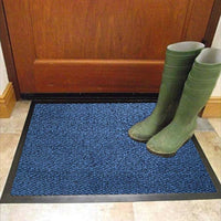 FB FunkyBuys Barrier Mat Large Door Mat Rubber Backed Medium Runner Barrier Mats
