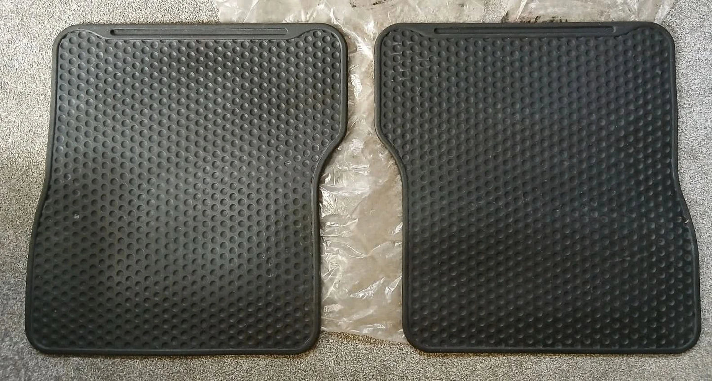 GENUINE PEUGEOT 106 FACTORY RUBBER CARPET FLOOR MATS PAIR REAR RALLYE GTi XSi