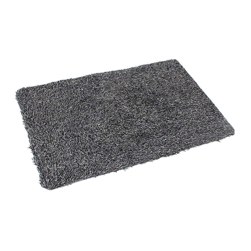 IvyGrip Black 36"x24" Magic Doormat,Super Absorbs Mud Rubber Back Door mat,Non-