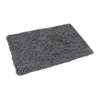 IvyGrip Black 36"x24" Magic Doormat,Super Absorbs Mud Rubber Back Door mat,Non-