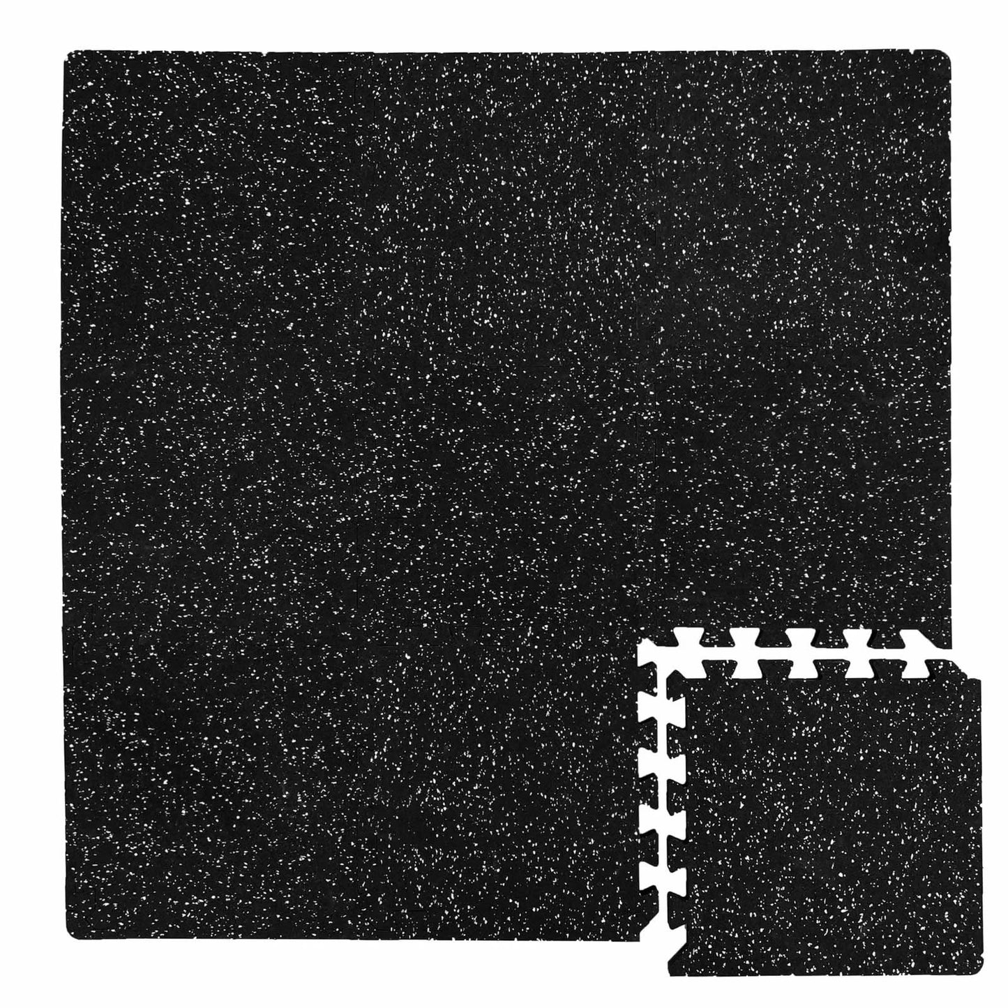 Rubber Mat Home Office Yoga Gym Garage Workshop Showroom Floor Interlocking Tile