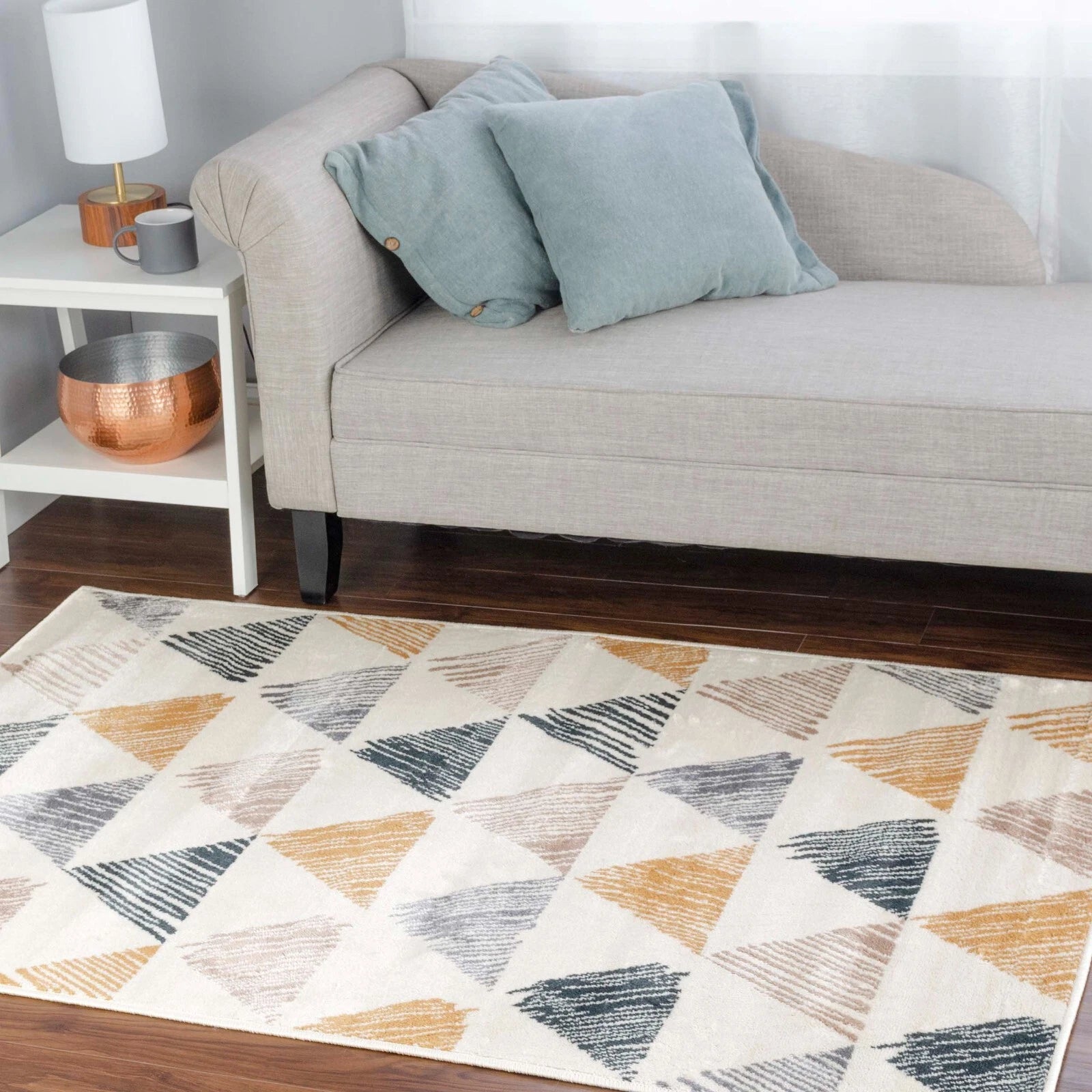 Adrija Modern Geometric Floor Carpet Indoor Area Rug Or Runner Rug Or Door Mat