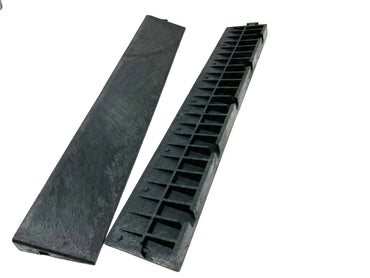 Garden Interlocking Decking Edging Pack - Edge x 2, for 45 x 45cm Tile