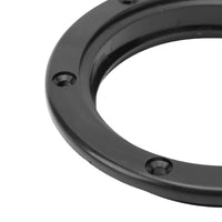 (Black)2PCS Boat Deck Plates Non Slip Round Shape Thickened Rubber Ring