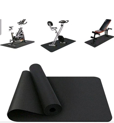 Treadmill Mat, Exercise Equipment Mat Heavy-Duty Protective Floor Mat 120 x 60cm