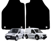 for Ford Transit Connect 2002-2014 Tailored Black Van Floor Mats Carpets Clips