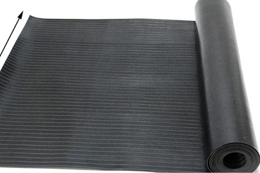 Rubber Floor Roll Matting, Rib Corrugated Rubber Floor Mats, Non Slip Rubber Flo