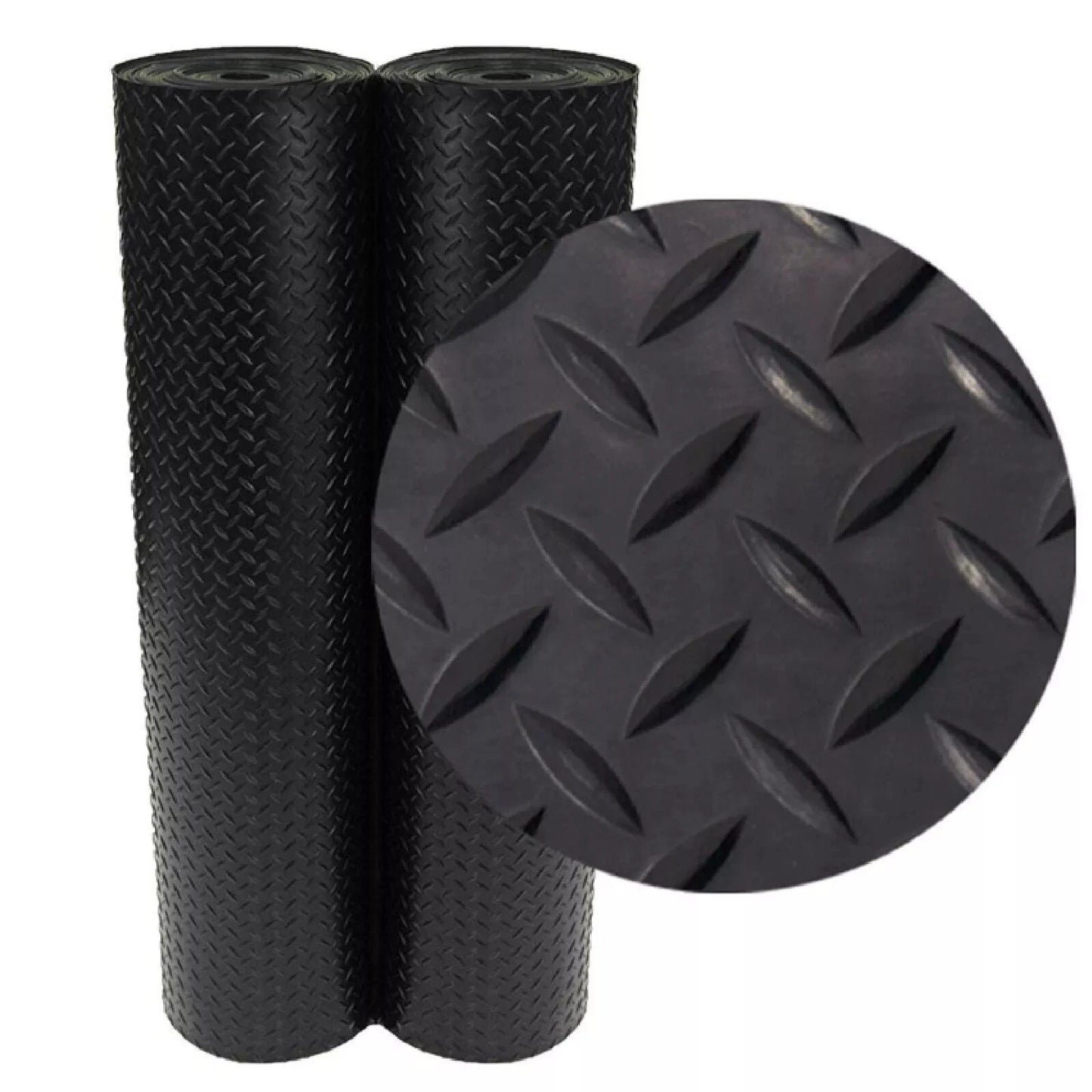 Rubber Floor Garage Matting Heavy Duty Non-Slip Industrial Work Gym Van Shed