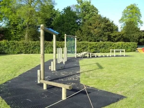 20 x Heavy Duty Rubber Grass Mat 1.5m x 1.0m Playground Garden Safety Floor Mat