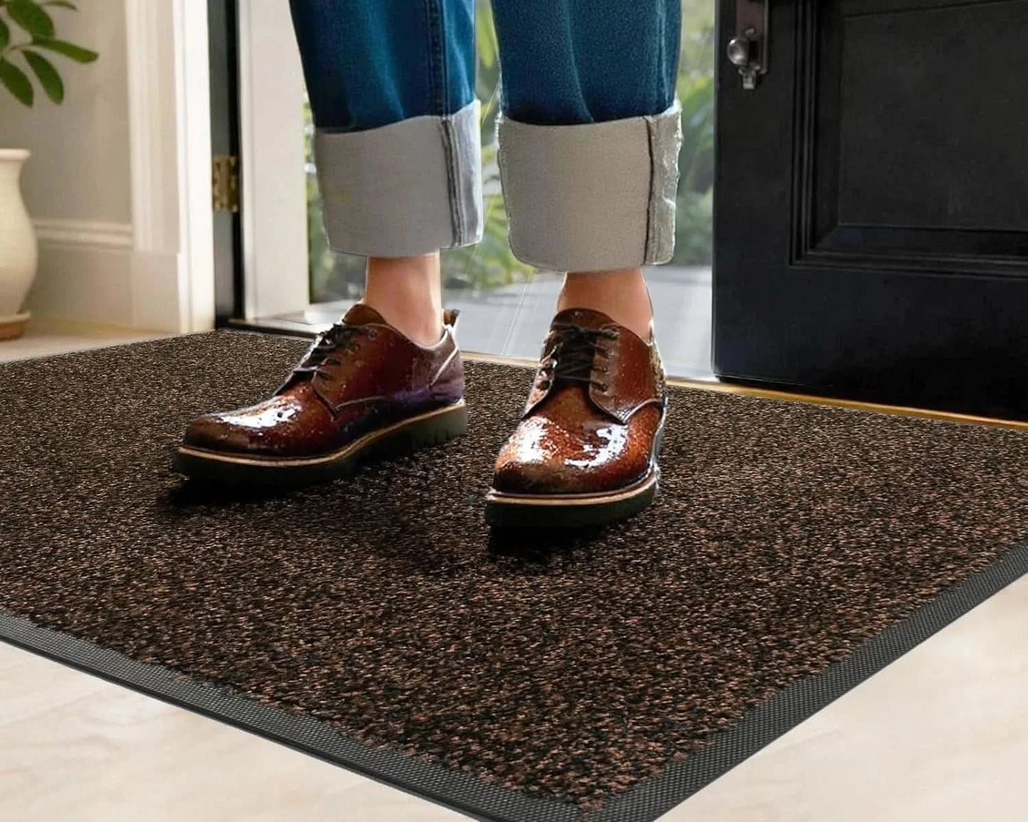 Door Mat Large Heavy Duty Rubber Barrier Non Slip Runner Rugs Back Hall Kitchen