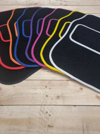 Universal Car Van Floor Mats 4PC Set Non Slip Carpet Black,Red,Blue,Pink,Purple