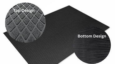 Horse/Cow Rubber Stable Gym Mat/Diamond Top 12mm x 6'x4' Special Price