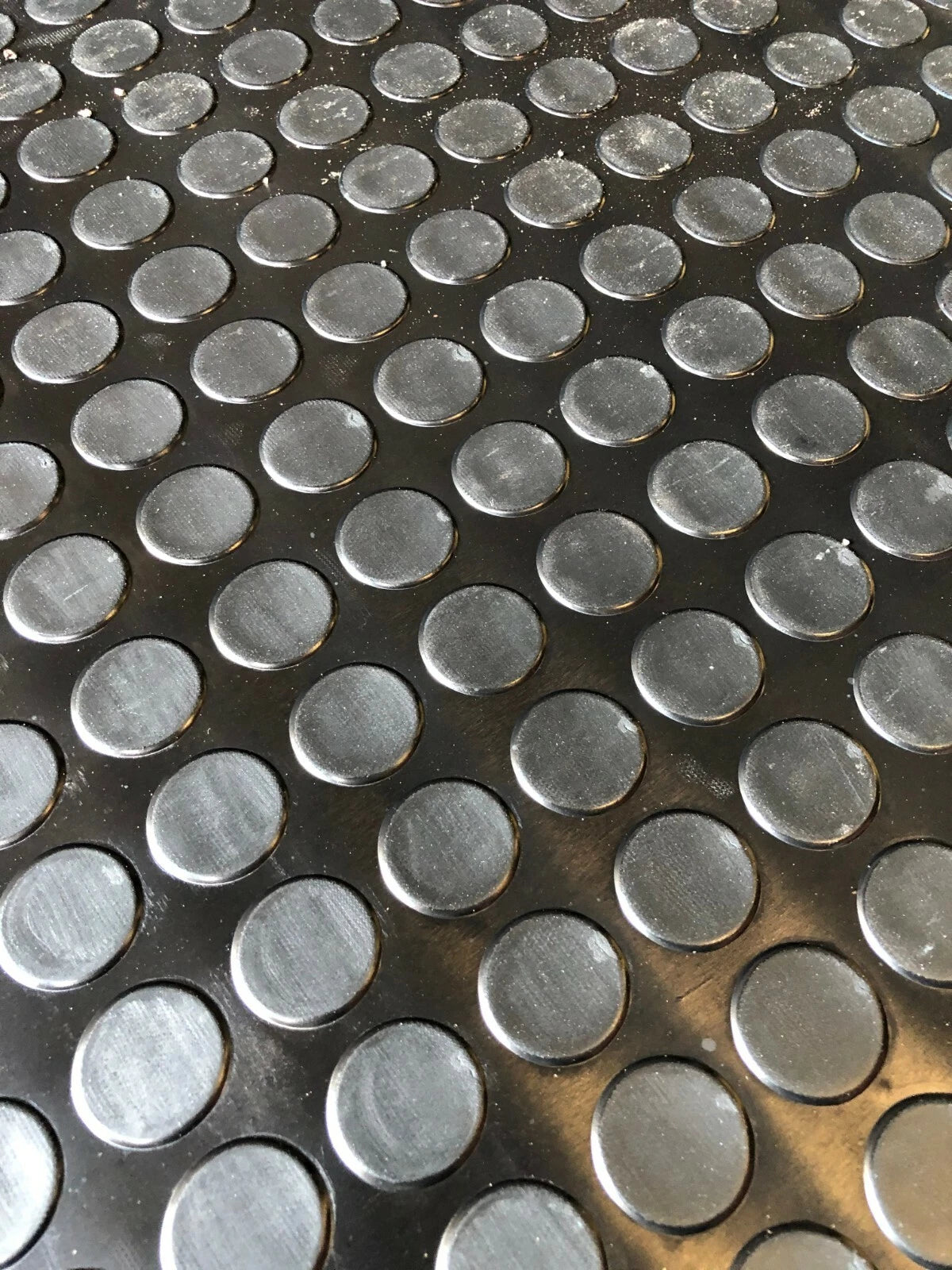 Rubber Flooring Sheeting Matting Rolls 1.2M ,1.5M Wide X 3MM THICK penny/ coin
