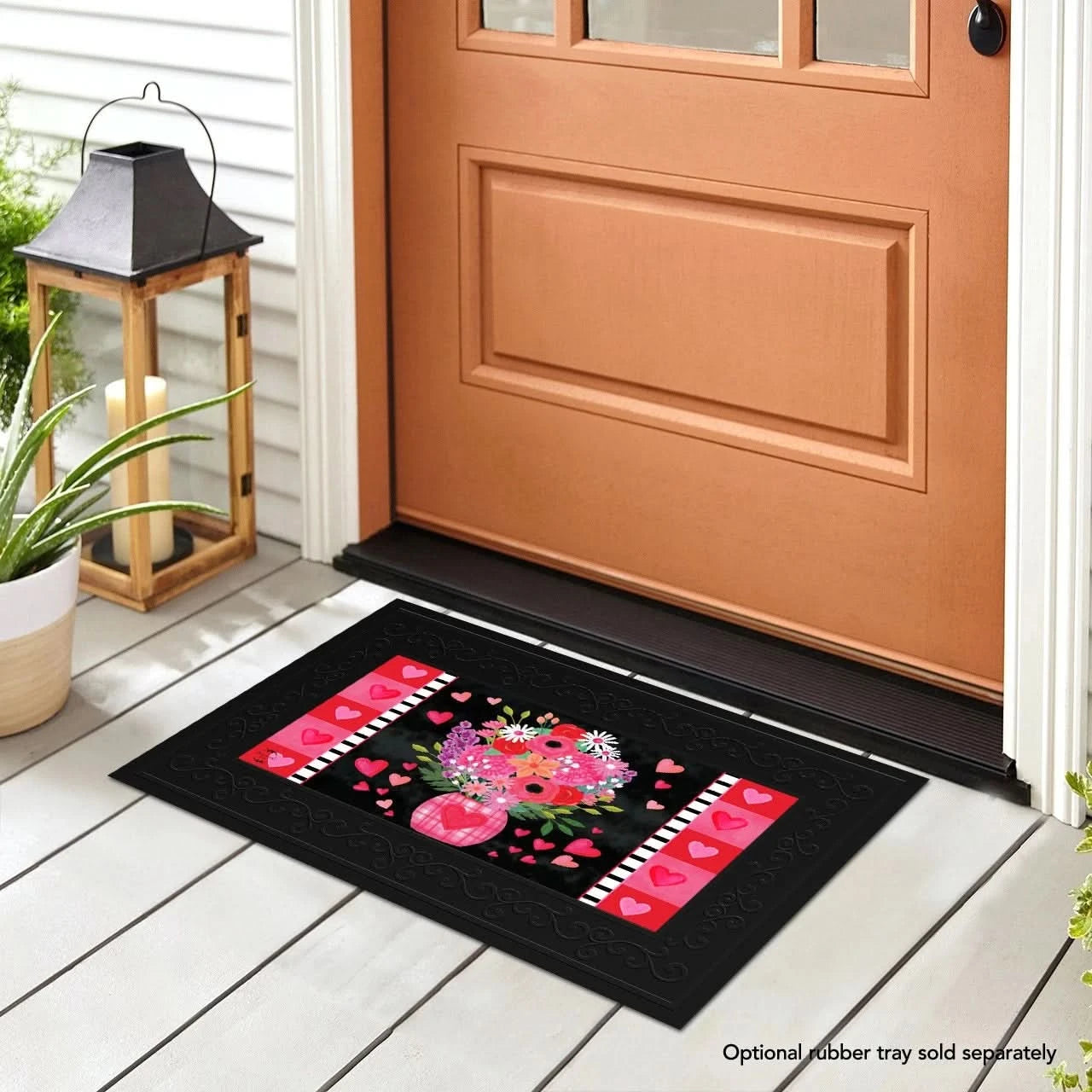 Briarwood Lane Hearts and Flowers Mini Mat