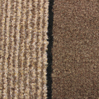 JVL Miracle Striped Machine Wash Barrier Door Floor Mat, 40x60cm or 60x90cm