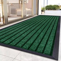Non Slip Rubber Door Mat Heavy Duty Washable Rug Indoor Outdoor Welcome Mat