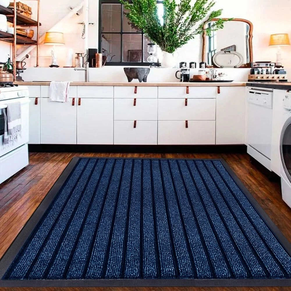 Heavy Duty Rubber Barrier Mat Non Slip Door Mats Hallway Kitchen Runner Area Rug