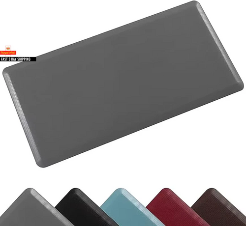 Anti-Fatigue Standing Mat, Kitchen Mat with PVC Waterproofing, Non-Slip Kitchen