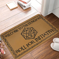 Doormat Kitchen Mat Welcome To The Dungeons Roll For Initiative Balcony Carpet