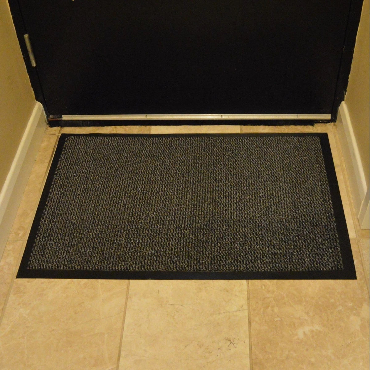 Barrier Mat GREY 80x120cm Nitrile Rubber Non-Slip Absorbent Durable Entrance Mat