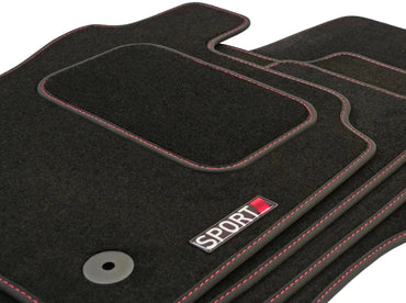 Executive High Pile Velour Carpet Car Floor Mats For Audi Q2 2016+ Onwards