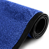80x120cm Heavy Duty Rubber Door Mat Non Slip Entrance Barrier Blue