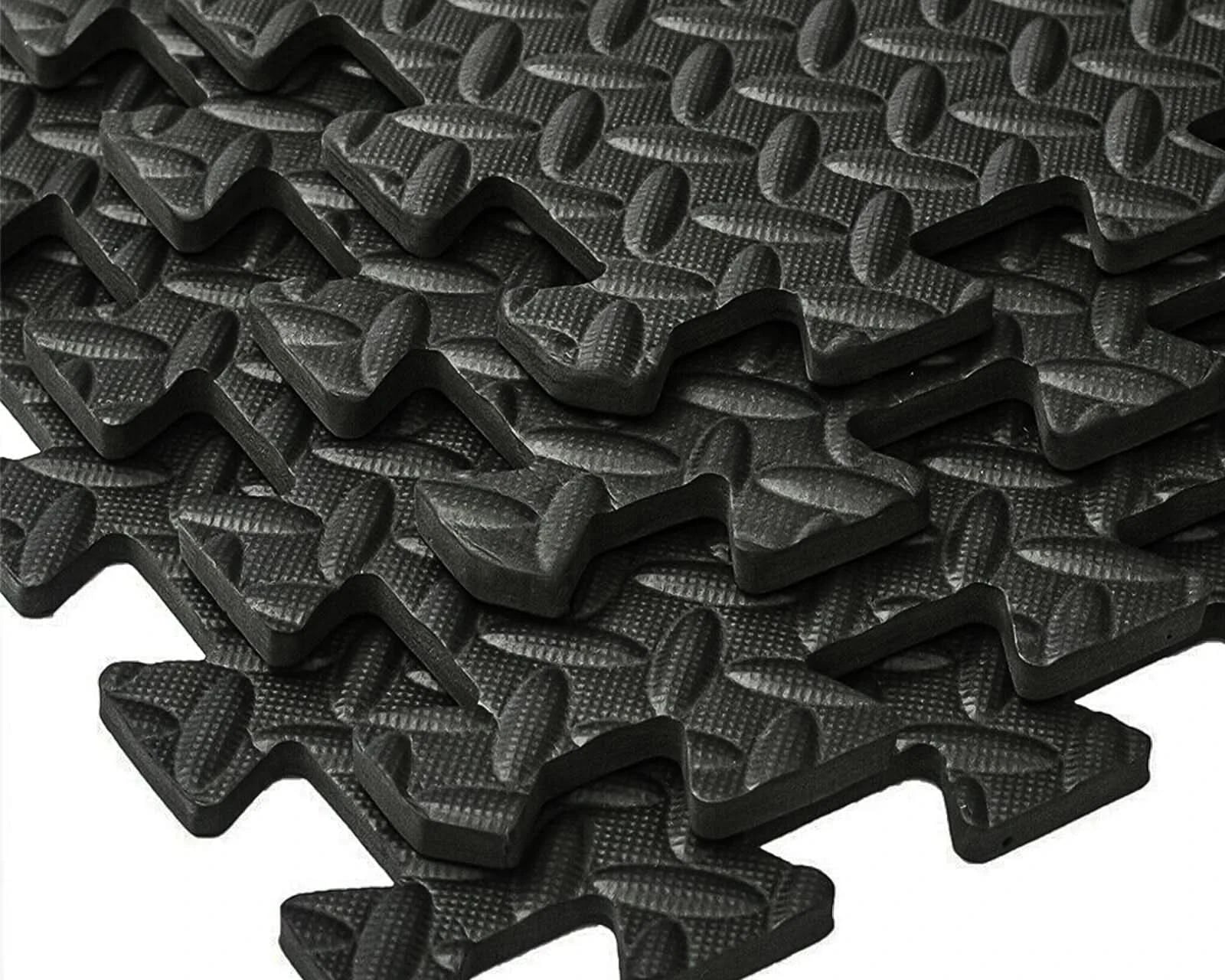 8 x Thick Heavy Duty Gym Flooring Interlocking Floor Mat EVA Foam Yoga Mat 60cm