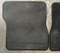 GENUINE PEUGEOT 106 FACTORY RUBBER CARPET FLOOR MATS PAIR REAR RALLYE GTi XSi
